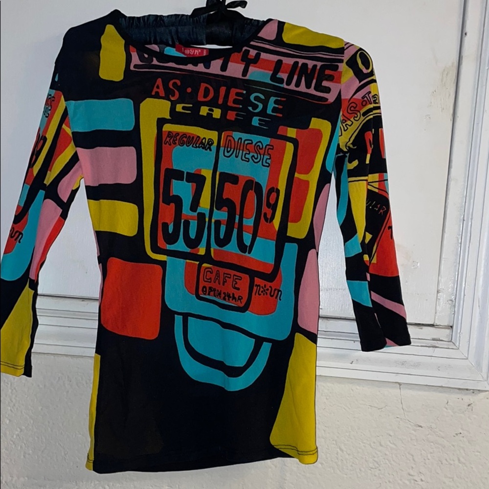Colorful Graphic Women's Top